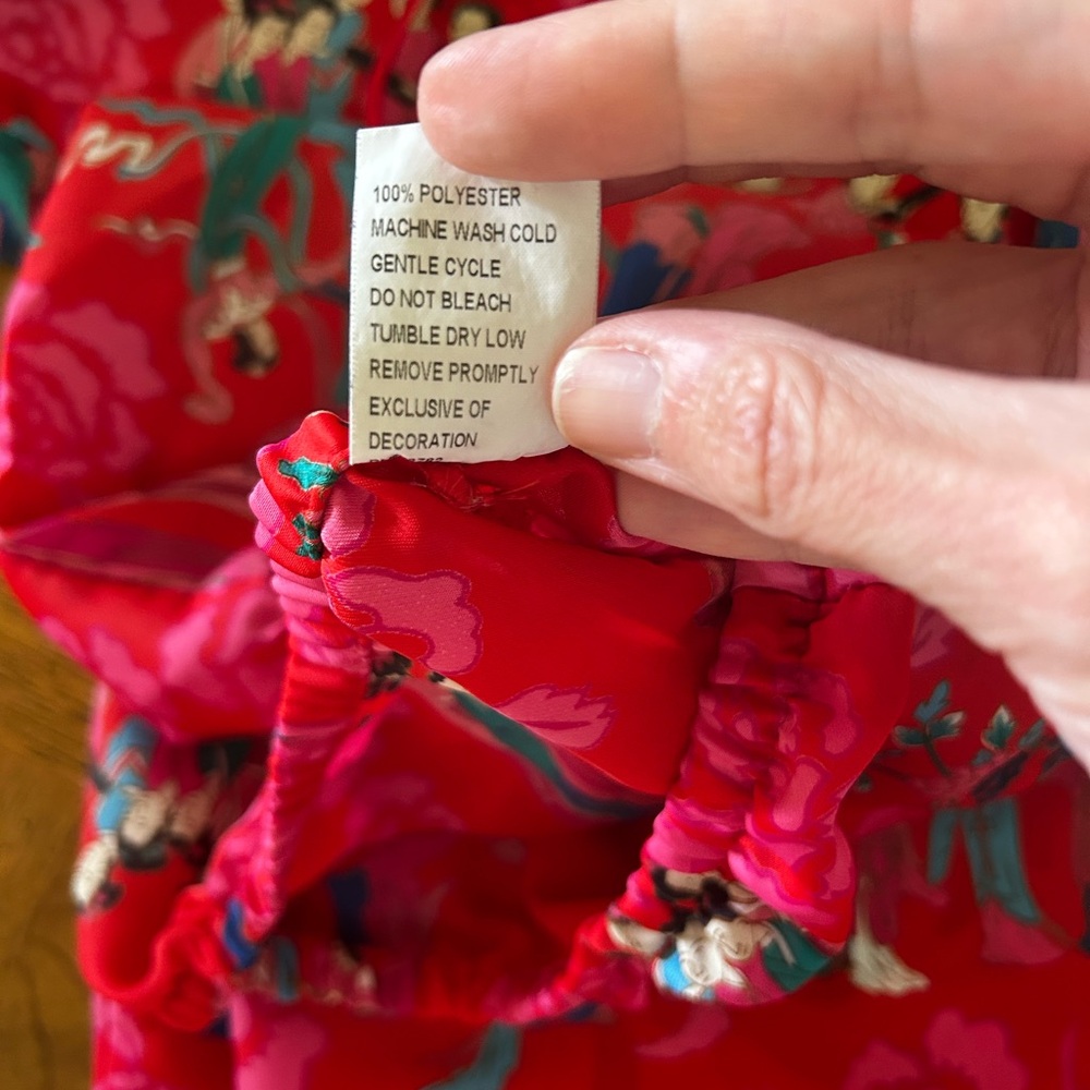 Josie polyester silk pajama set size XL capri pants - Picture 4 of 9